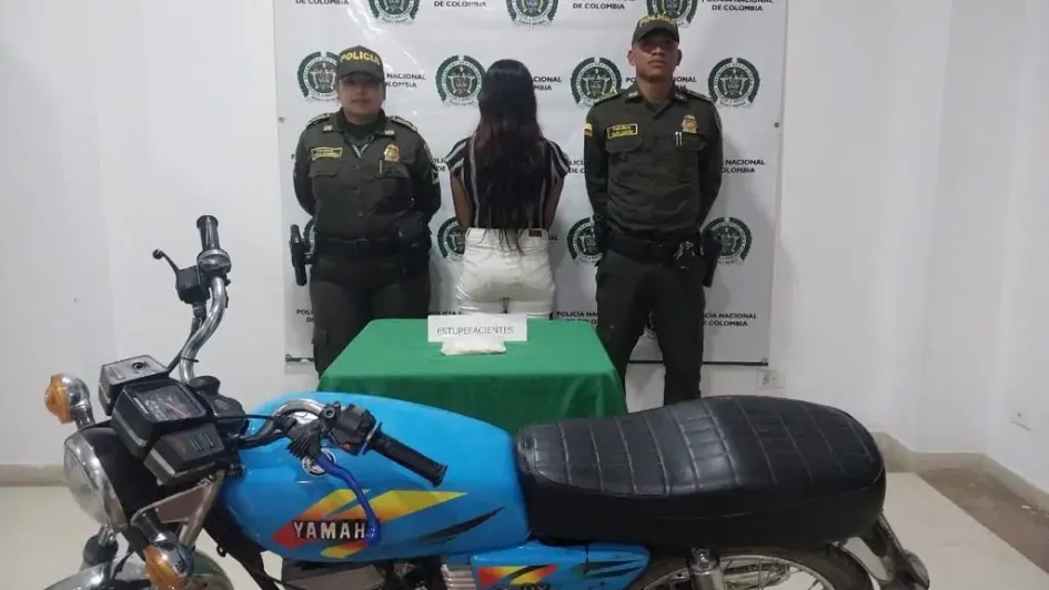 La capturaron con 200 gramos de cocaína en la vía La Merced-Salamina