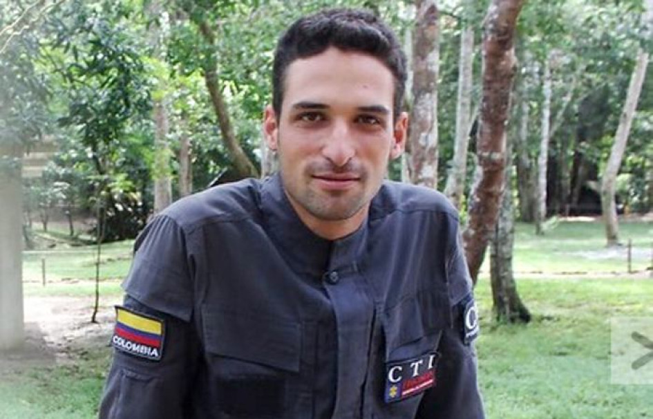 Andrés Felipe Mejía, agente desaparecido e hijo de caldenses.