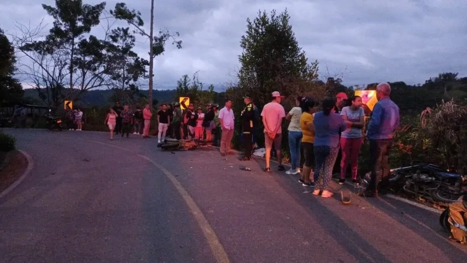 Accidente con fallecido.