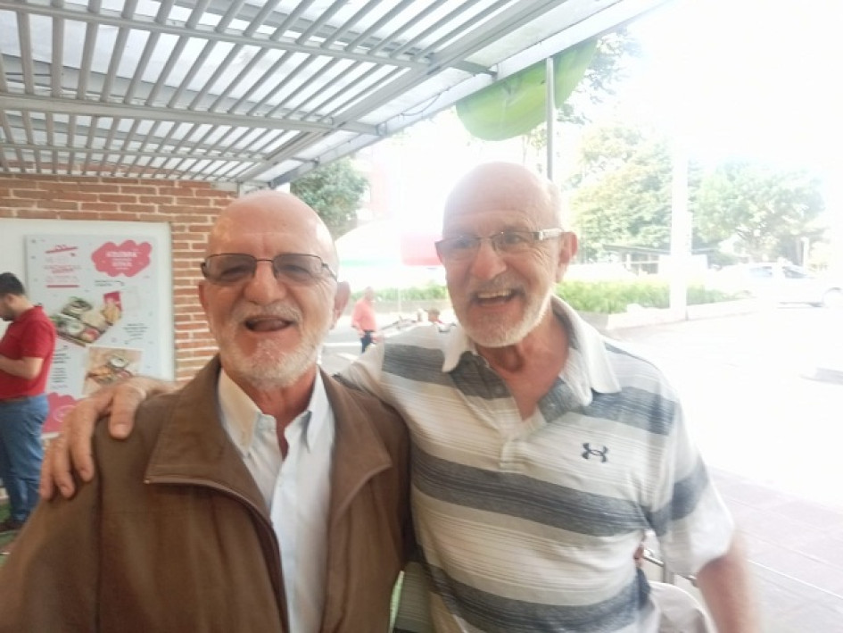 Se encontraron de casualidad en Manizales el precandidato a la Gobernación de Caldas por el Partido de la U, Henry Gutiérrez, y el excandidato Diego Rosas