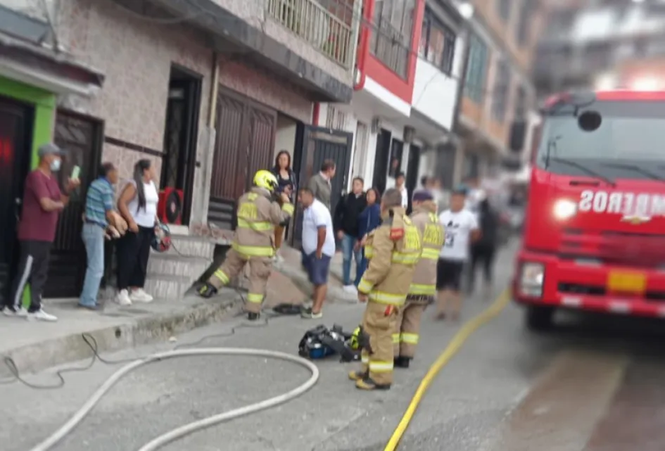 En esta cuadra se presentó el incendio en el barrio 20 de Julio de Manizales. 