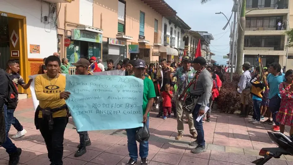 Comunidades indígenas en Anserma piden reconocimiento y denuncian discriminación