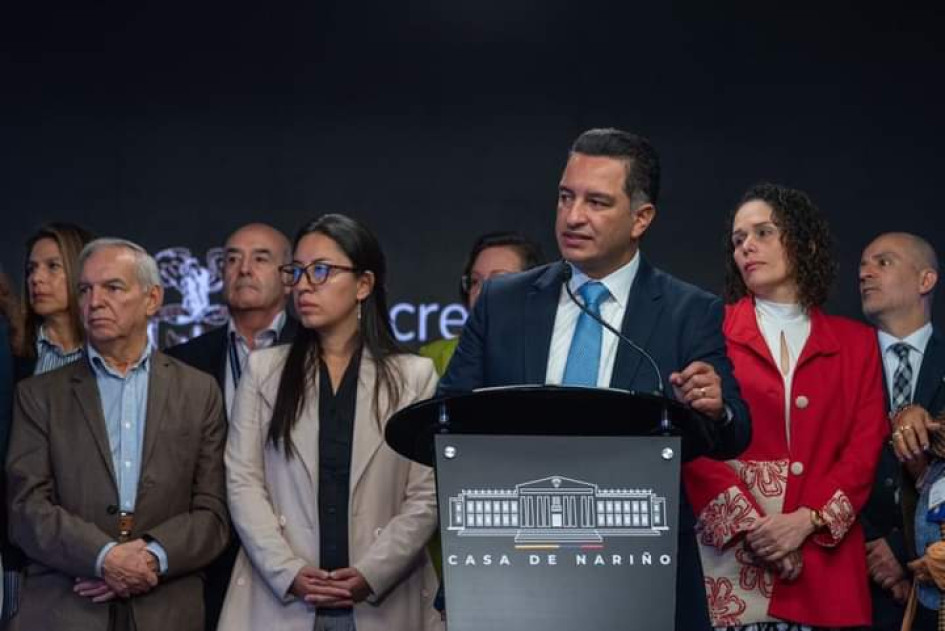 Foto/ Presidencia.gov / LA PATRIA Andrés Idárraga, secretario de la Presidencia, indicó que los departamentos de San Andrés y Guaviare superan el 99% de las denuncias asociadas a corrupción.