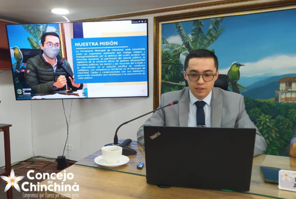 El Concejo de Chinchiná le aceptó la renuncia al personero, José David Gómez, quien estará en el cargo hasta este lunes. Manifestó que quería continuar sus estudios.