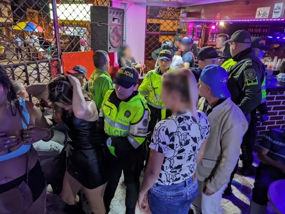 Operativos de la Policía Metropolitana el fin de semana. 