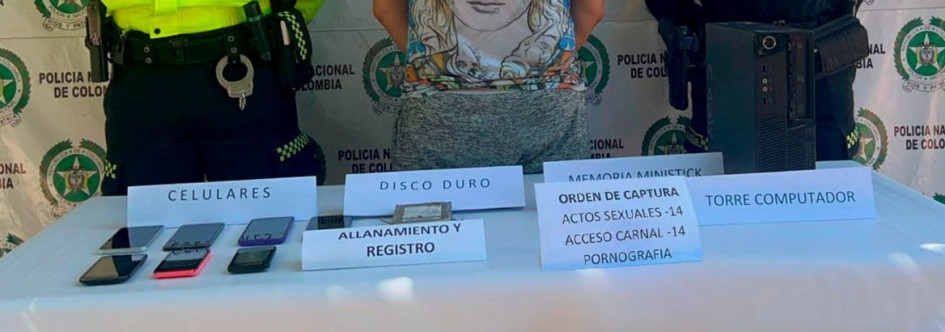 Elementos incautados al hombre señalado de abusar y grabar a su prima.