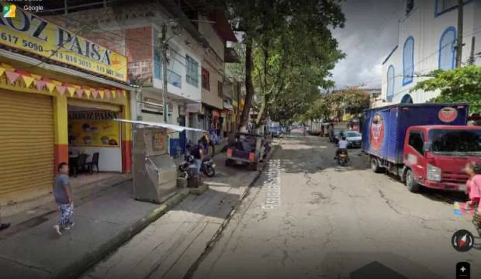 Foto | Google maps | LA PATRIA  El homicidio fue en la carrera 4 con calle 8ª. Elkin Alberto Arango López era de Argelia (Antioquia), con 26 años de edad.