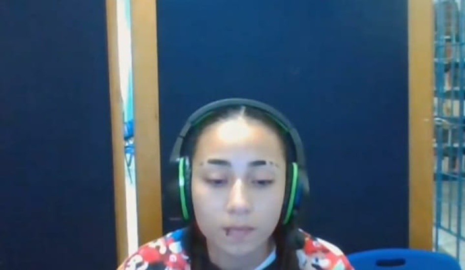 La procesada, Laura Daniela Parra García.