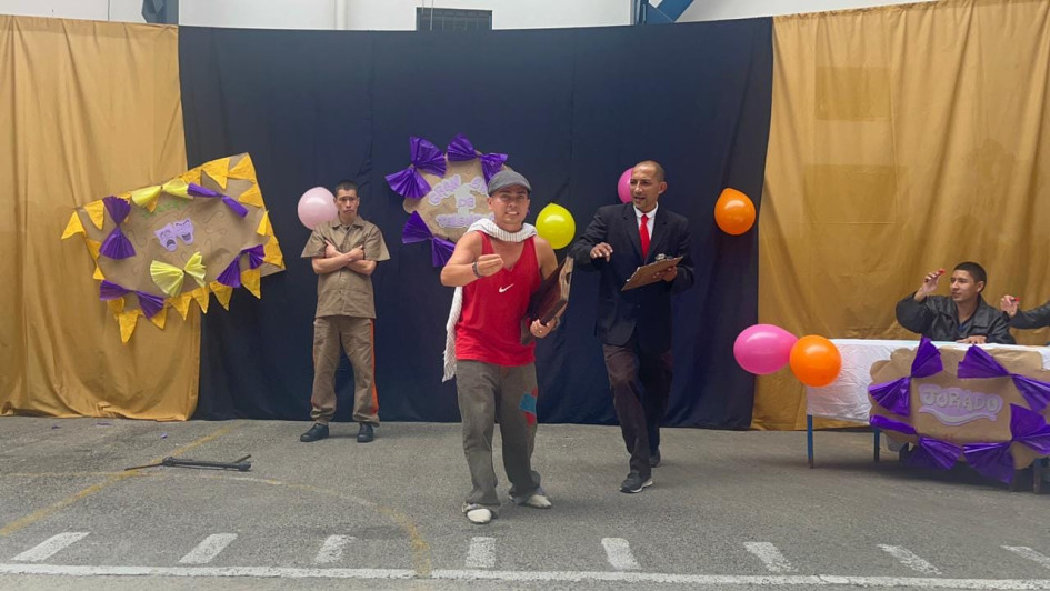 Presentación de la obra ¿Dónde están?, en la cárcel de mediana seguridad de Anserma (Caldas).