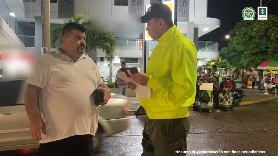 Besnik Nikolli capturado en Santa Marta.