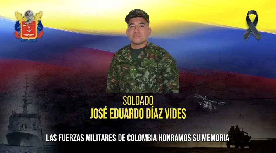 Soldado profesional José Díaz Vides.