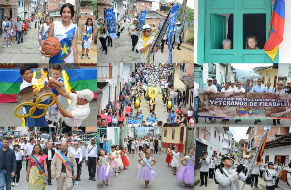 Filadelfia estuvo ayer de fiesta con la inauguración de sus XLIV Juegos Deportivos y Fiestas Regionales.