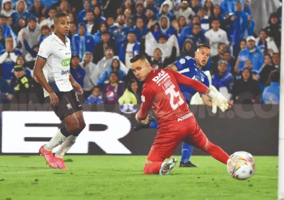 Once Caldas no rinde de visitante y suma su tercera derrota, esta vez ante Millonarios