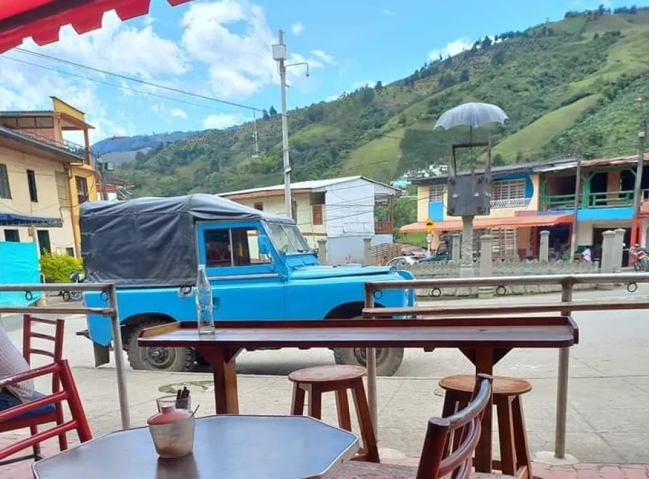 Este es el sector de la bomba, en donde se presentó el homicidio de este miércoles en Pácora.