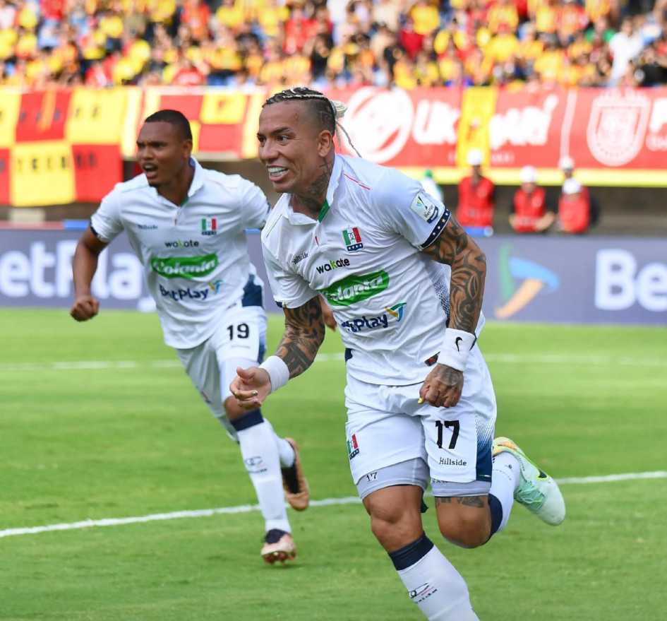 Once Caldas ganó 1-2 el clásico 216 ante el Pereira, con doblete de Dayro Moreno