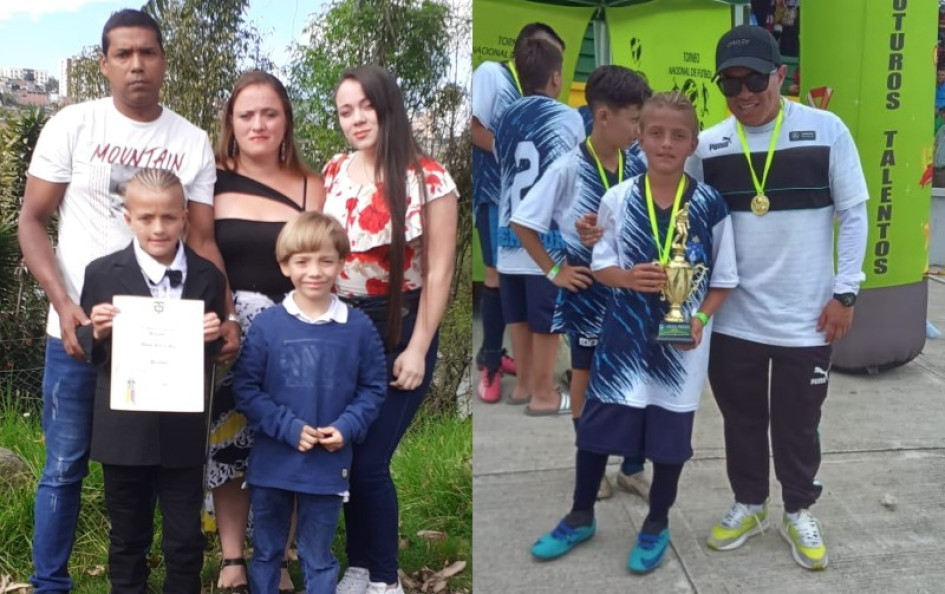 El pequeño Dylan Patiño busca apoyo para viajar a Argentina a disputar la Copa América de Fútbol Infantil.