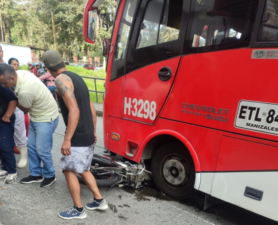 Accidente de tránsito en Manizales