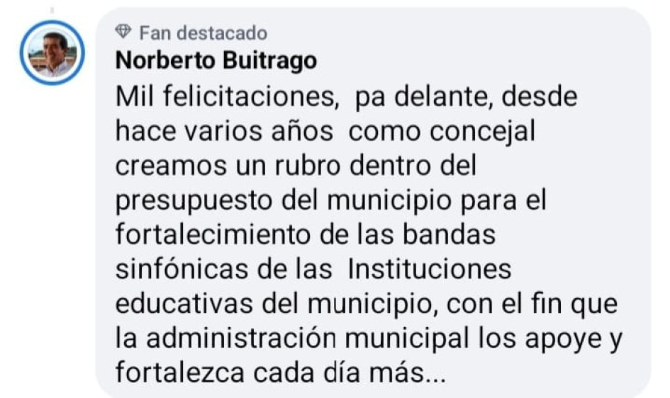 Recuerda su apoyo en plena campaña Foto | Tomada de Facebook | LA PATRIA