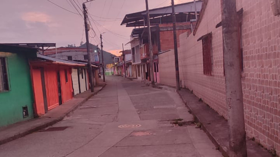 El homicidio se registró sobre las 11:00 p.m. de este martes en el barrio San Vicente de Marquetalia.