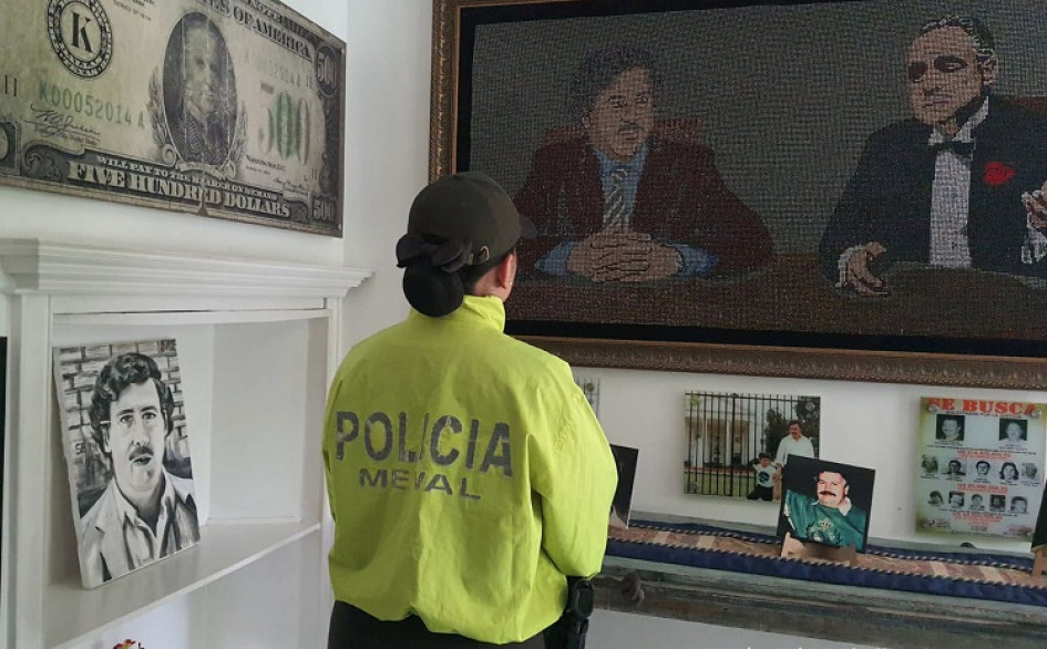 En el inmueble se encuentran objetos que hacen parte de un “museo” privado del narcotraficante Pablo Escobar.