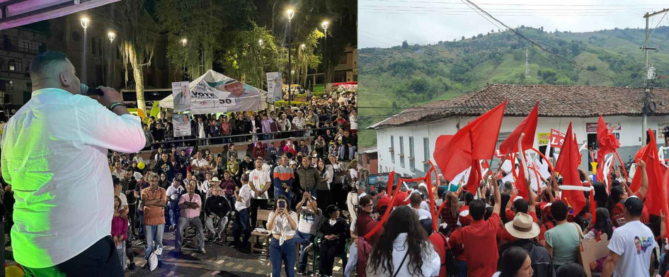 Cierres de campaña en Pácora Fotos|Óscar Yhonny Restrepo|LA PATRIA