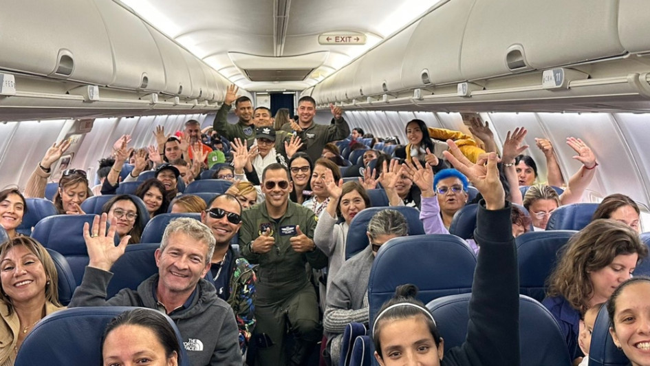 Se completaron con este segundo vuelo los 220 connacionales repatriados por la guerra en Israel.