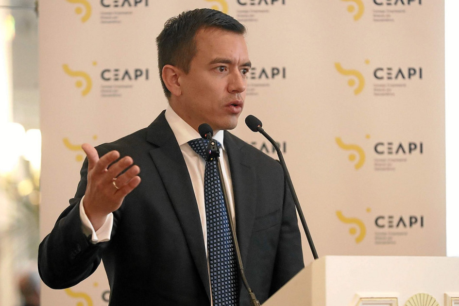 El presidente electo de Ecuador, Daniel Noboa.