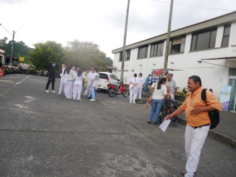 La situación del Hospital San Marcos es complicada. Ayer se conoció que están sin servicio de vigilancia desde el martes en las entradas oficiales de la entidad.