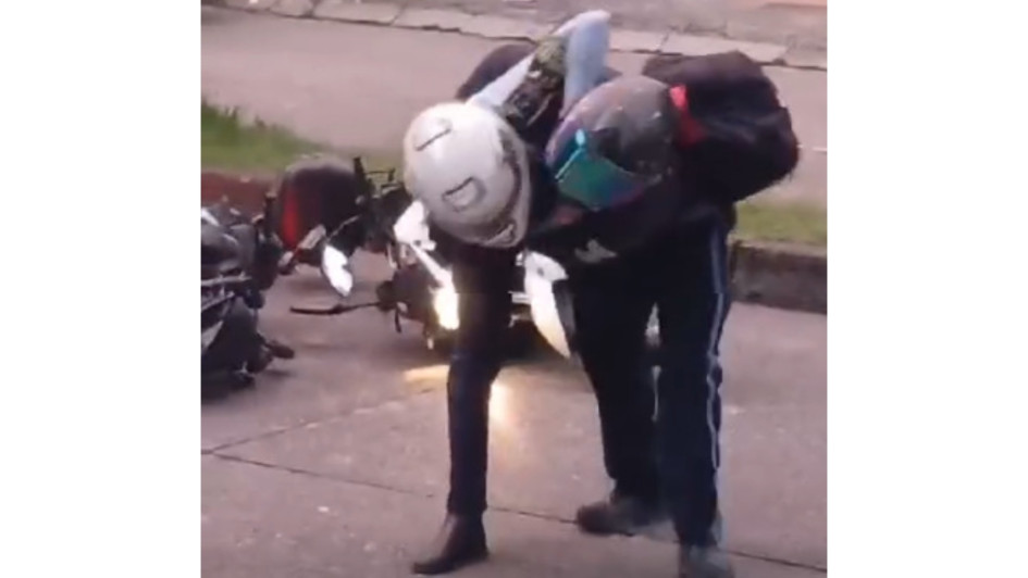 El alcalde, Carlos Mario Marín, publicó un video del hecho en su Facebook.