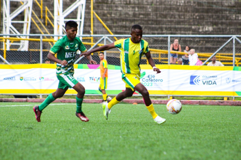 Caldas arrancó con triunfo en el fútbol de los Juegos Nacionales, le ganó 1-0 a Meta