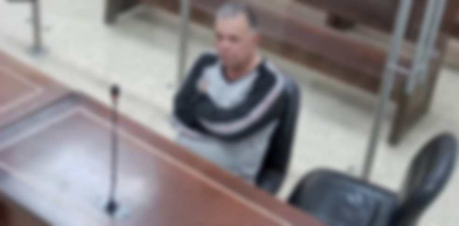 Fabio, el procesado, en la audiencia.