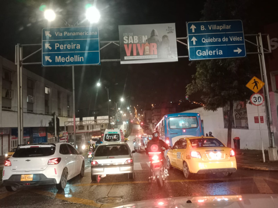 El accidente de marzo pasado.