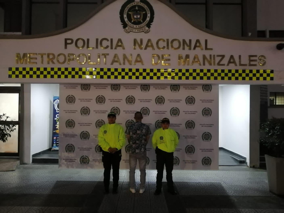 El aprehendido recientemente.