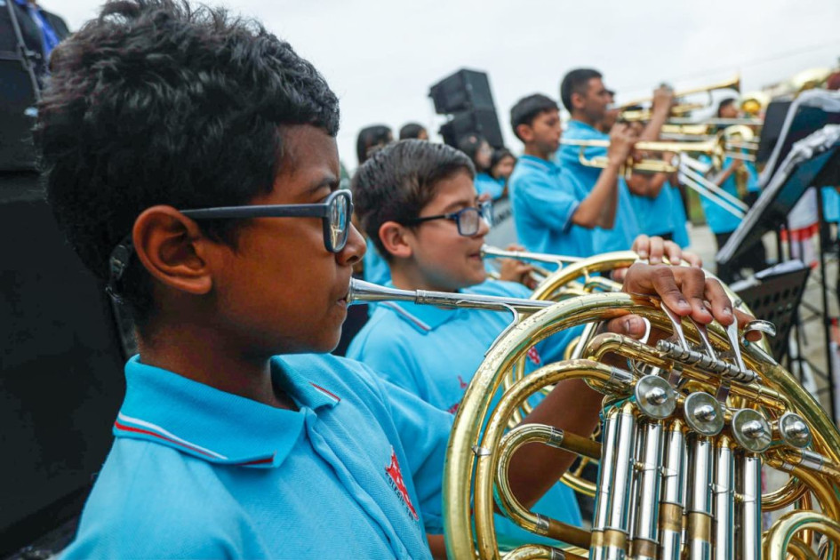 Presentaciones musicales se vivieron en el encuentro.