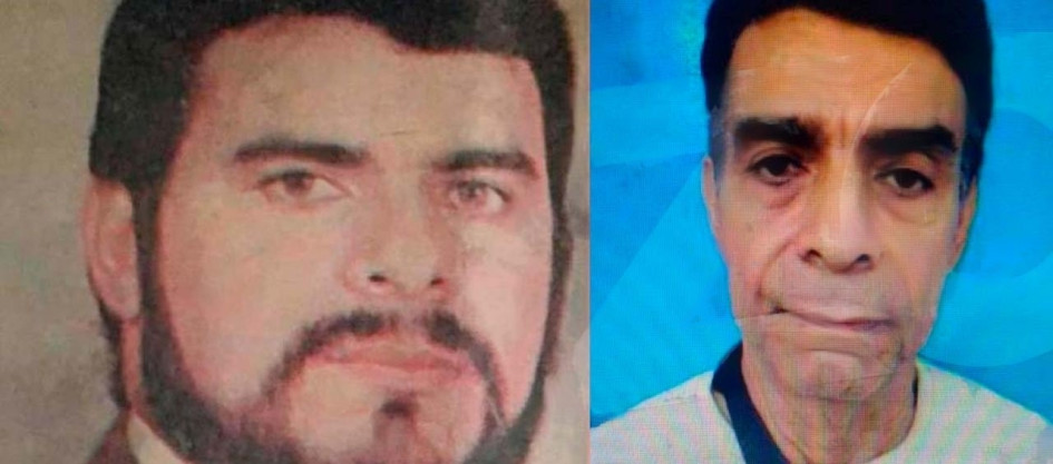 Rubiel Díaz Londoño, el abogado condenado, antes y tras la captura. Se identificaba con cédula falsa.