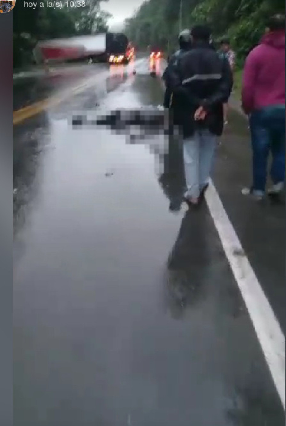 Accidente en el que murió un riosuceño