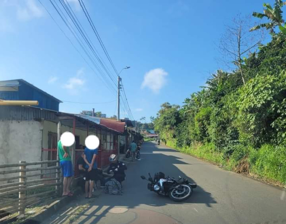 El sitio del accidente. 