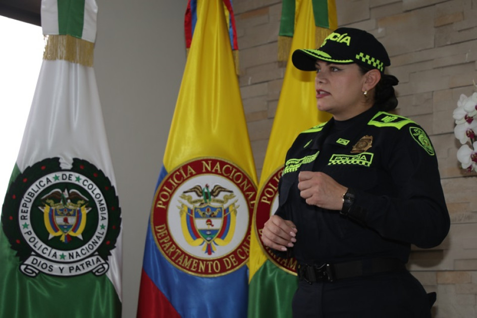 Liliana Andrea Jiménez Falla asumió en diciembre como comandante de la Policía de Caldas.