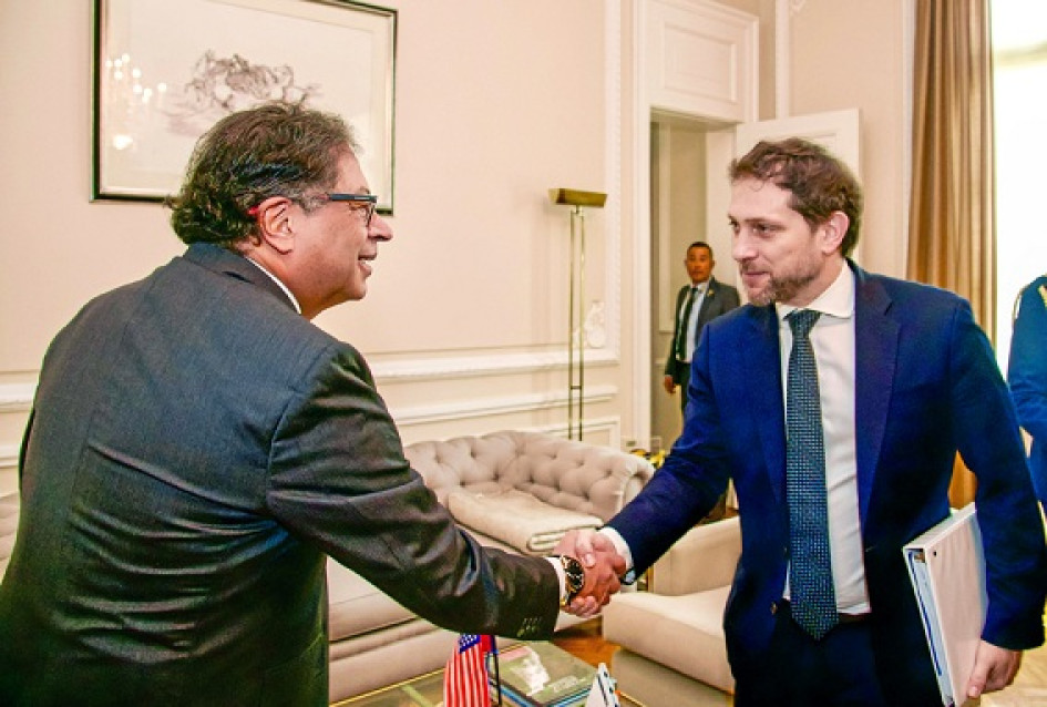Gustavo Petro y Jon Finer, consejero principal adjunto de Seguridad Nacional de Estados Unidos,  también reafirmaron el compromiso de ambos países para "abordar la migración internacional irregular internacional de una manera segura, ordenada y humana a través de un enfoque regional".