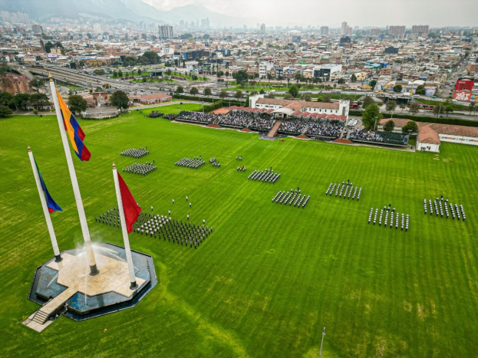 Esta es la Escuela Militar de Cadetes general José María Córdova del Ejército Nacional, en Bogotá. 
