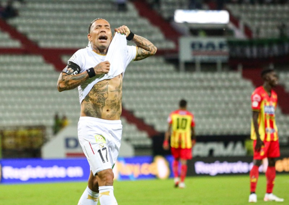 Dayro Moreno, que ha sido eficaz en otros juegos, anoche falló en la definición. El Once Caldas perdió 1-2 con el Pereira en el clásico 219.