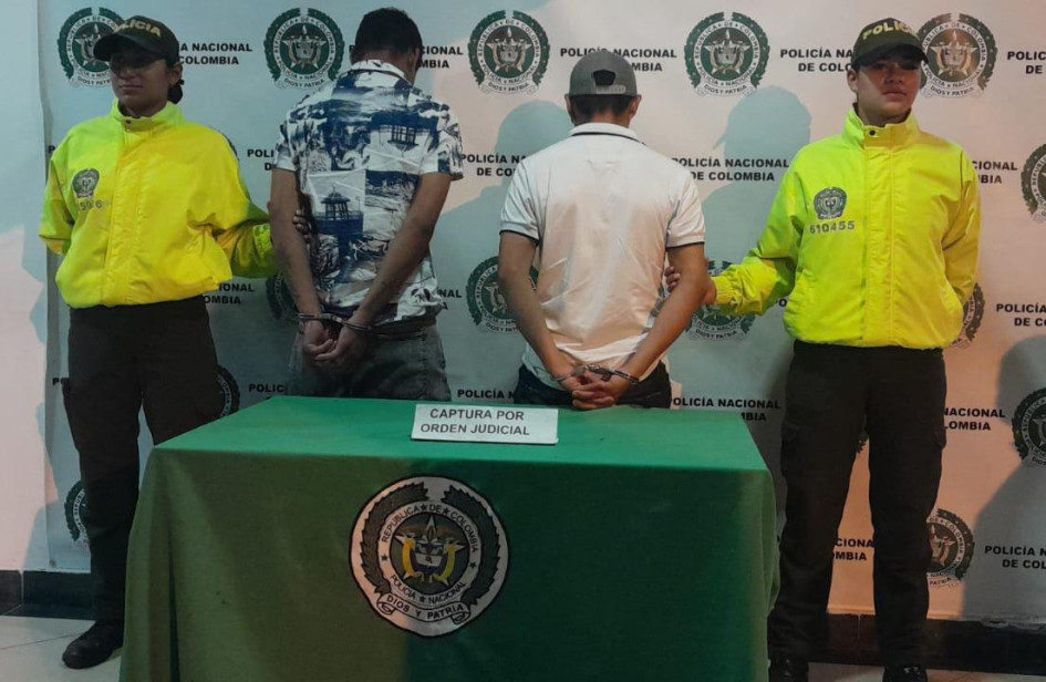 Foto de la Policía. Los señalados.