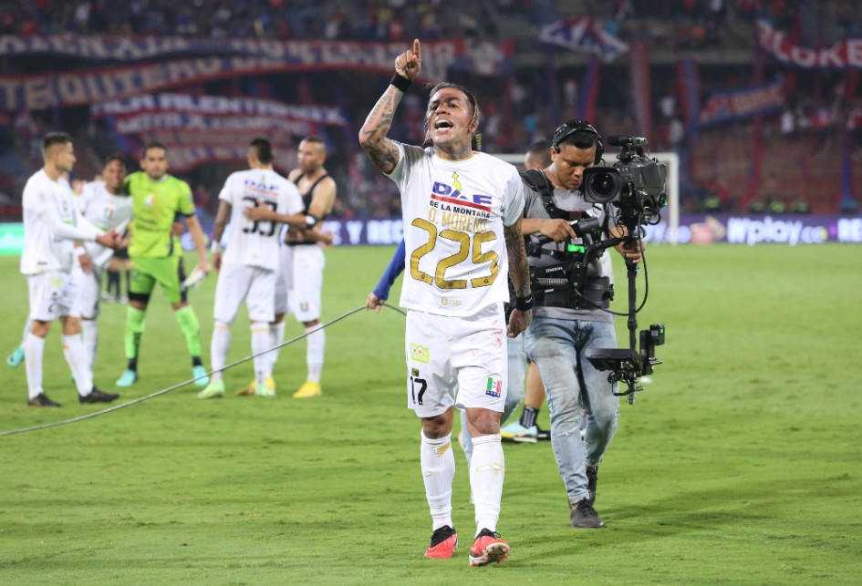 Dayro Moreno, mayor goleador del fútbol profesional colombiano.