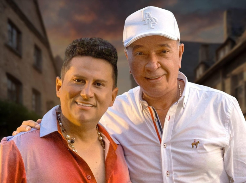 Osmar Pérez y Luis Alberto Posada, artistas colombianos.