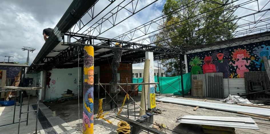 Las obras se estarían inaugurando aproximadamente en un mes y medio.