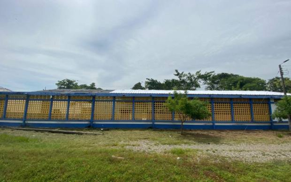 En el colegio del centro poblado de Buenavista, en el norte de La Dorada, esperan que varios espacios queden con capota, ante las altas temperaturas.
