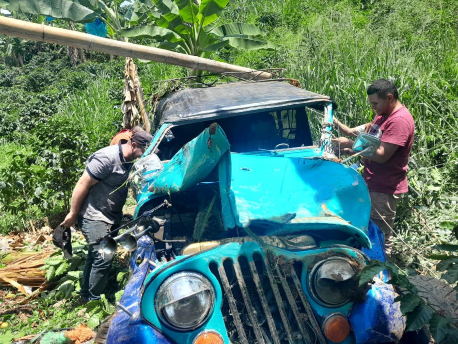 Al parecer el accidente se debió a fallas mecánicas del vehículo.