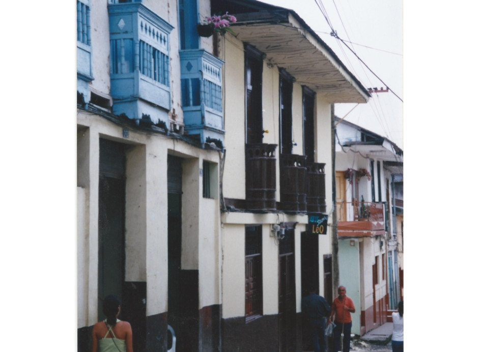 Calle Aldea en Marquetalia, Caldas.