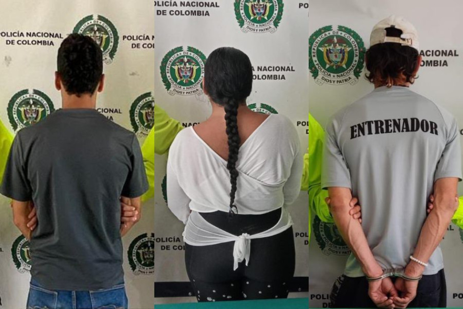 Tres de los cuatro capturados en municipios de Caldas.