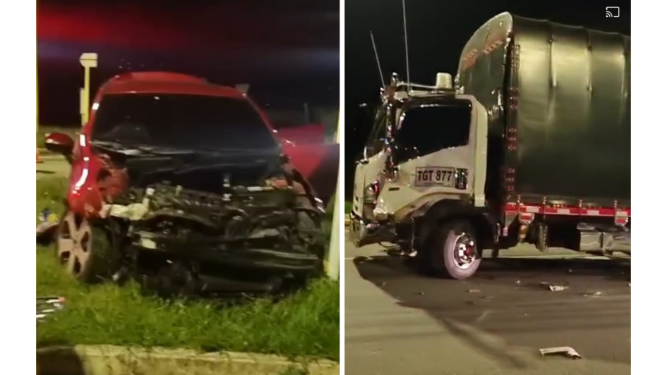 El choque ocurrió en el sector de Asia, sobre la vía de la concesión Pacífico Tres.